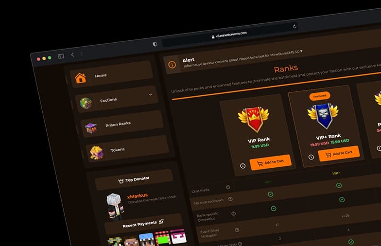 Three different types of category